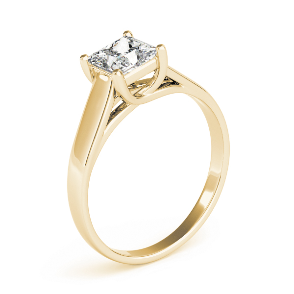 The Matilda Solitaire Engagement Ring, upright view