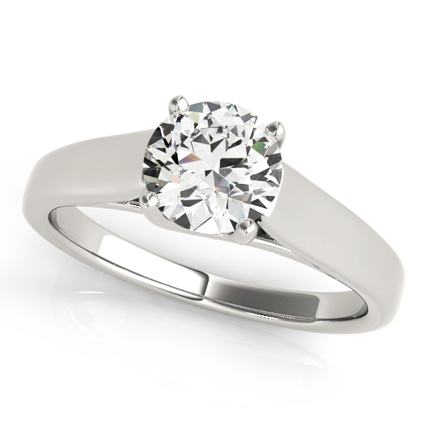 Solitaire Trellis Engagement Ring