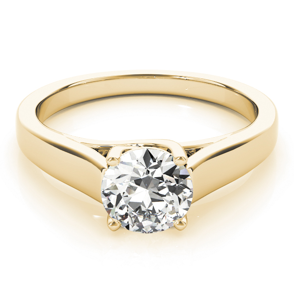 The Priscilla Solitaire Engagement Ring, set view