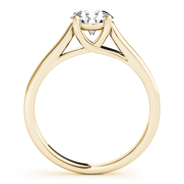 The Priscilla Solitaire Engagement Ring, side view