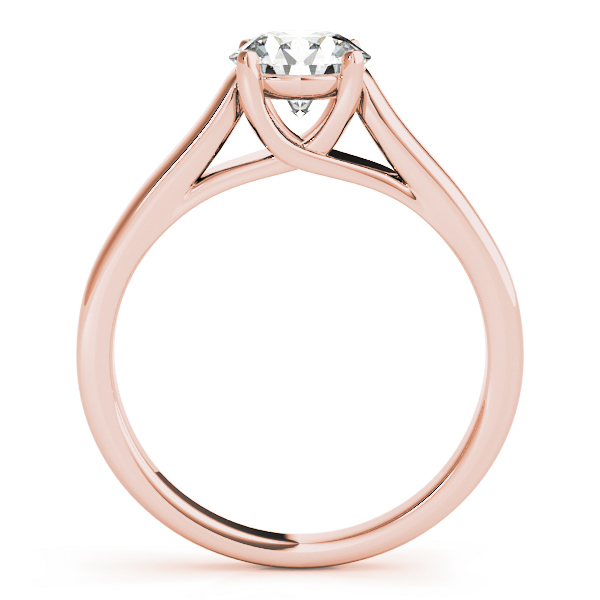 The Priscilla Solitaire Engagement Ring, side view
