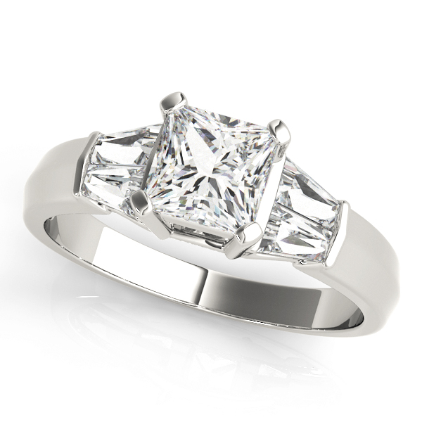 The Ingrid Bague Engagement Ring, front view
