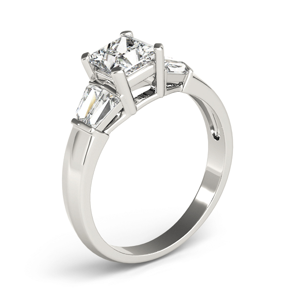 The Ingrid Bague Engagement Ring, upright view