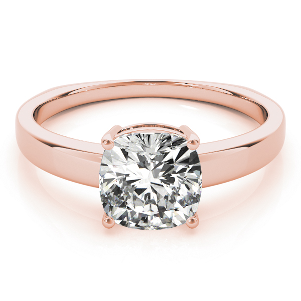 The Vienna Solitaire Engagement Ring, set view