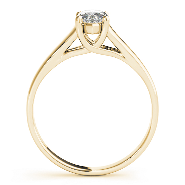 The Edith Solitaire Engagement Ring, side view