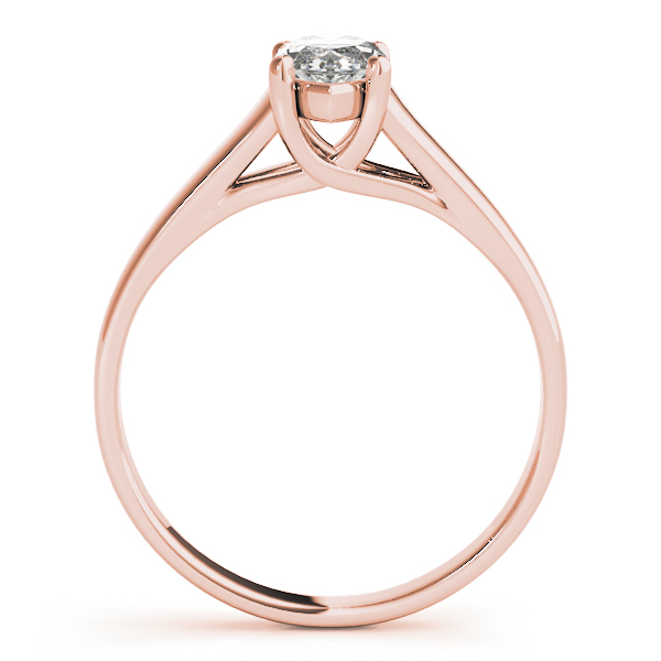 The Edith Solitaire Engagement Ring, side view