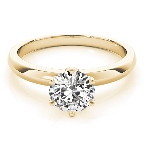 The Astrid Solitaire Engagement Ring, set view