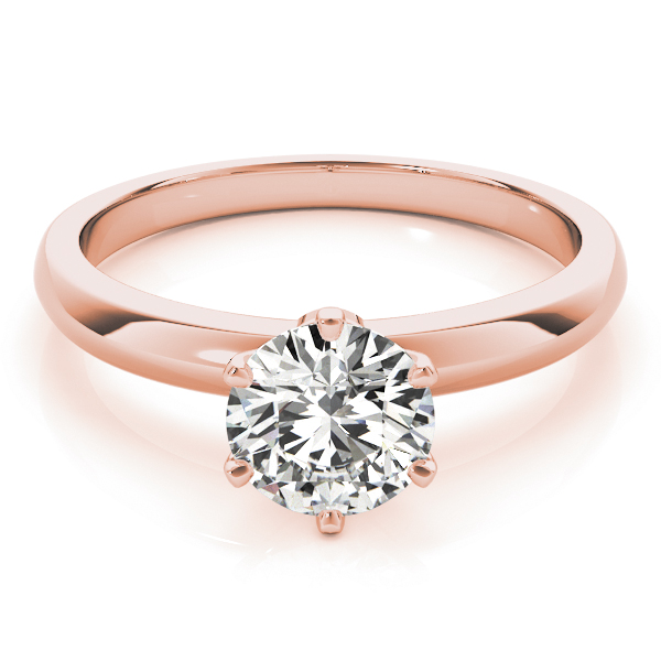 The Astrid Solitaire Engagement Ring, set view