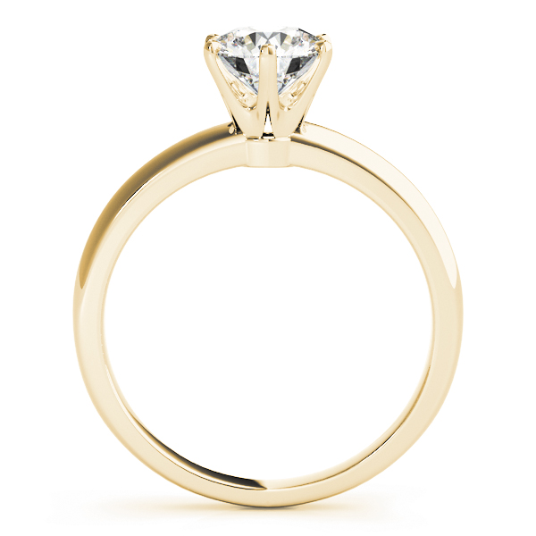 The Astrid Solitaire Engagement Ring, side view
