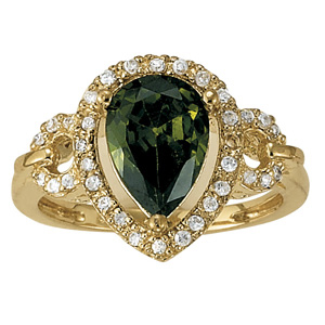 Pear Shaped Color Rings