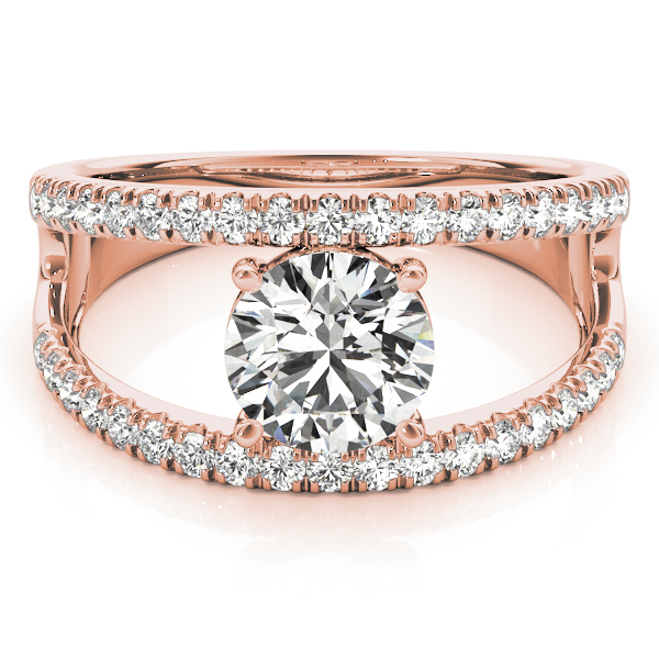 The Juno Multi-Row Engagement Ring, set view