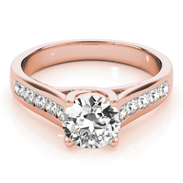 The Eleanor Trellis Engagement Ring, set view