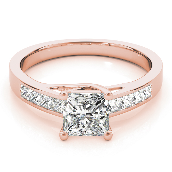 The Francesca Trellis Engagement Ring, set view