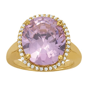 Oval Shaped Color Ring