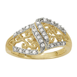 Double Row Fashion Ring