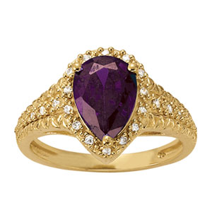 Pear Shaped Color Rings