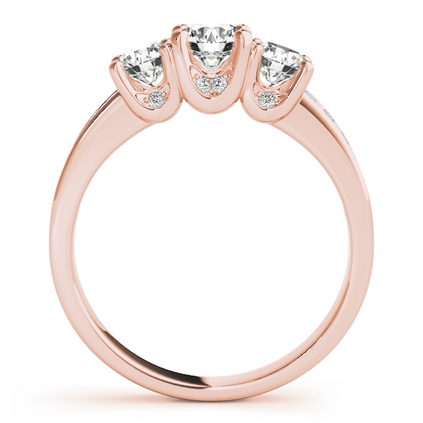 3-Stone Channel Set Engagement Ring