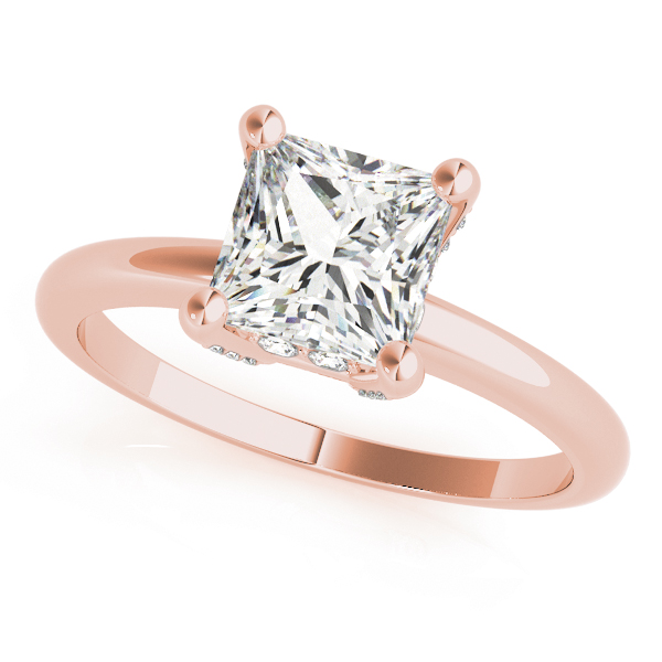 The Maeve Solitaire Engagement Ring, front view