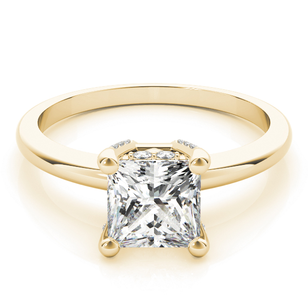 The Maeve Solitaire Engagement Ring, set view