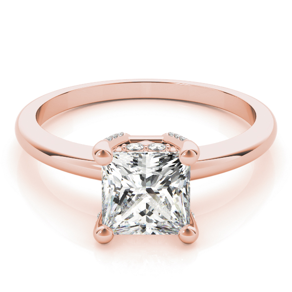 The Maeve Solitaire Engagement Ring, set view