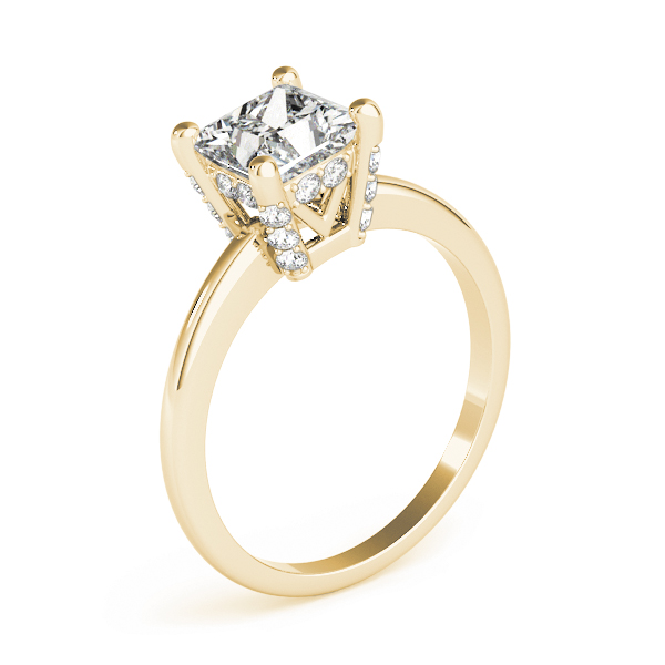 The Maeve Solitaire Engagement Ring, upright view