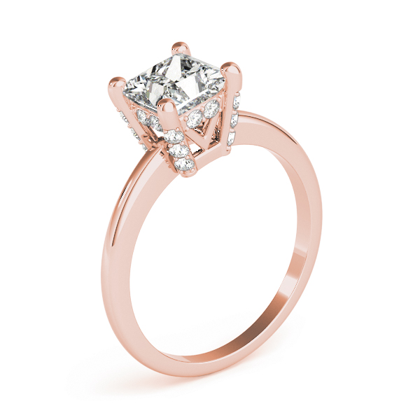 The Maeve Solitaire Engagement Ring, upright view