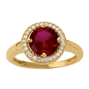 Round Halo Color Rings