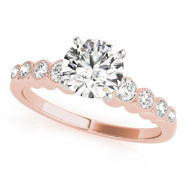 Vintage-Inspired Bezel Set Engagement Ring