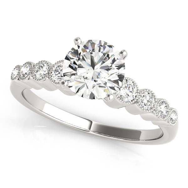 Vintage-Inspired Bezel Set Engagement Ring