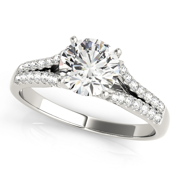 Split Shank Engagement Ring