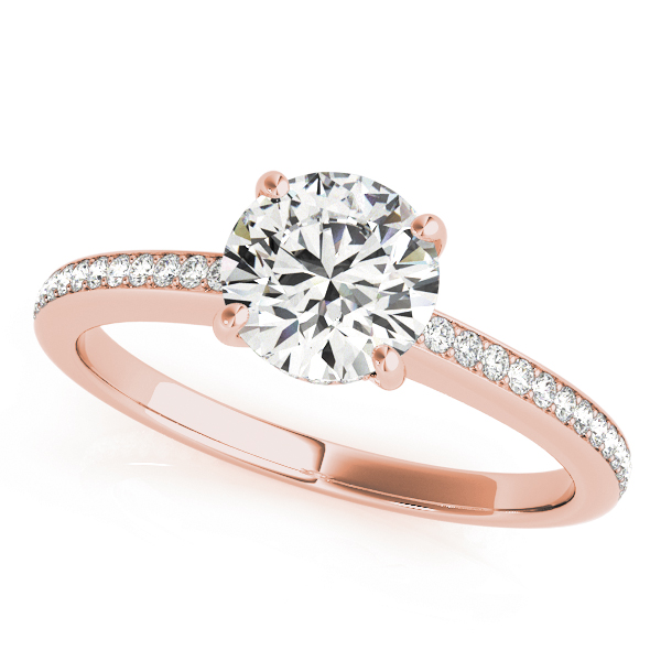ENGAGEMENT RINGS SINGLE ROW PRONG