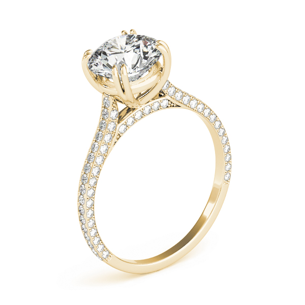The Cassandra Cathedral Engagement Ring, upright view