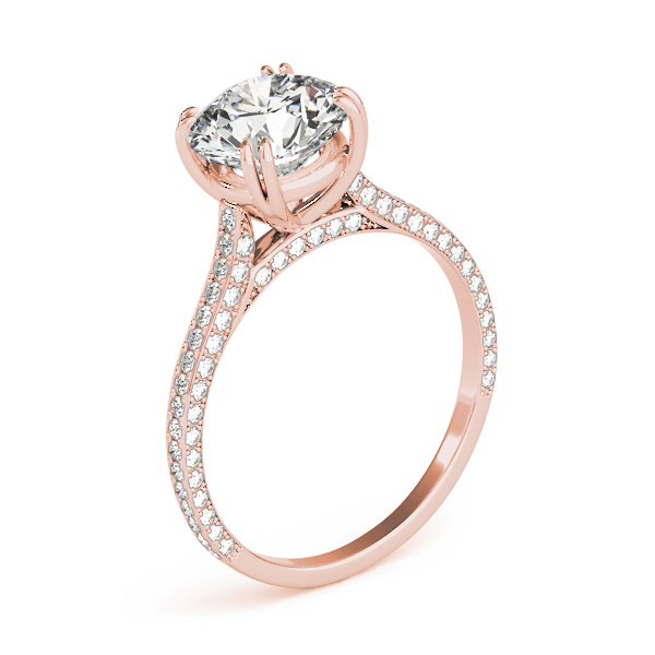 The Cassandra Cathedral Engagement Ring, upright view
