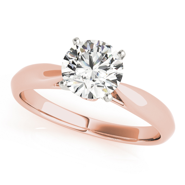 The Cassandra Solitaire Engagement Ring, front view