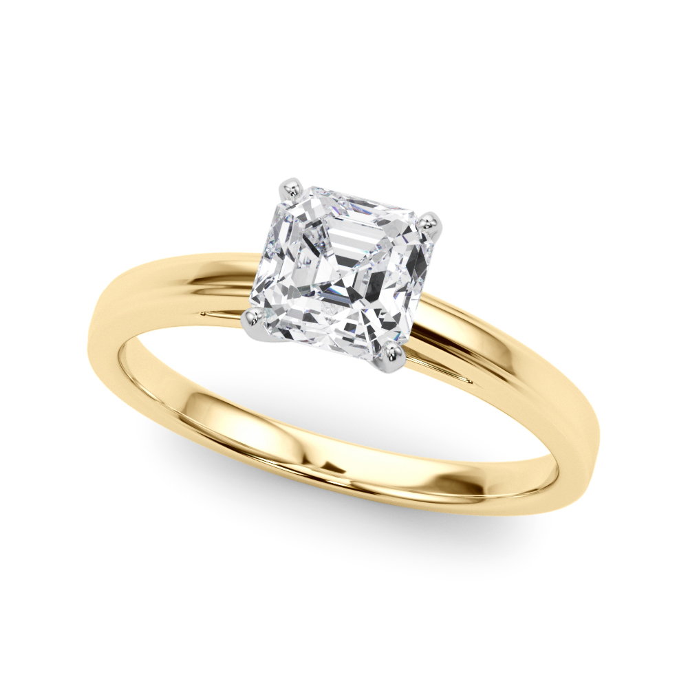 Classic Cathedral Style Peg Head Engagement Ring