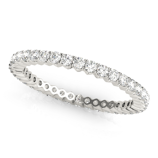 Eternity Prong Set Wedding Band