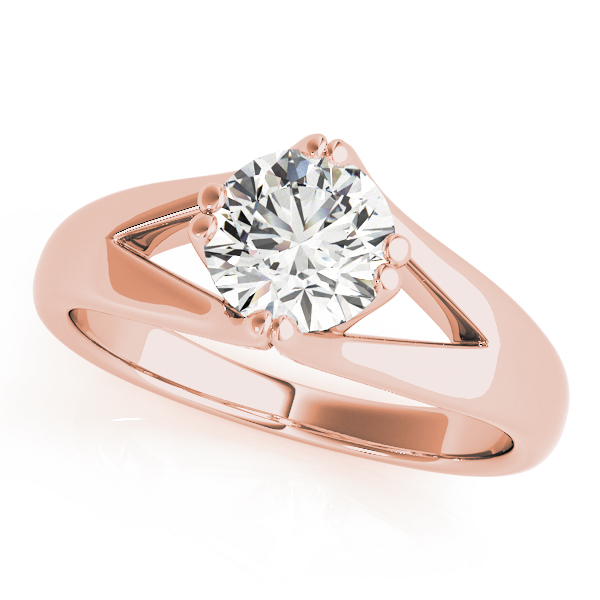 The Liliana Solitaire Engagement Ring, front view