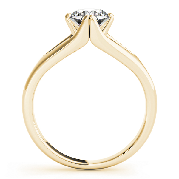 The Liliana Solitaire Engagement Ring, side view