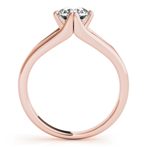 The Liliana Solitaire Engagement Ring, side view