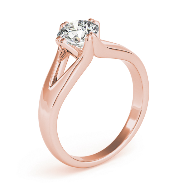 The Liliana Solitaire Engagement Ring, upright view