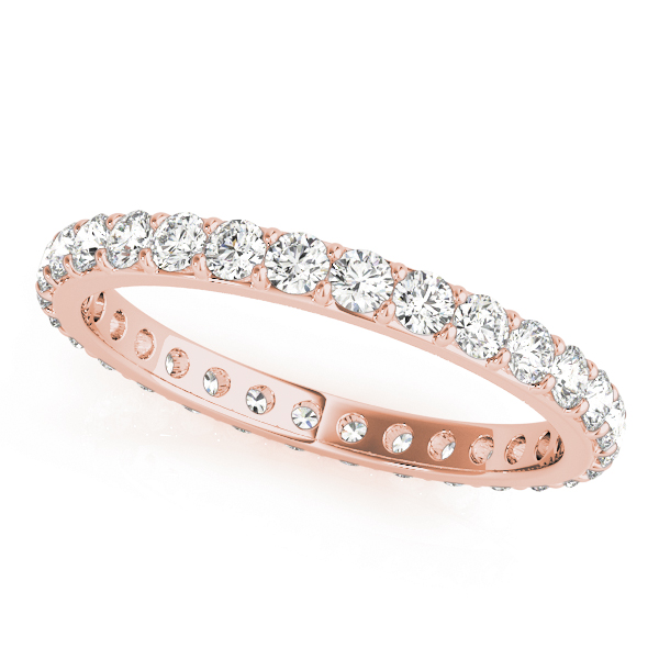 Shared Prong Eternity Wedding Band