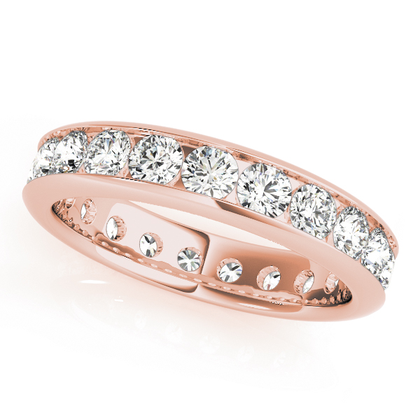Channel Set Eternity Wedding Band