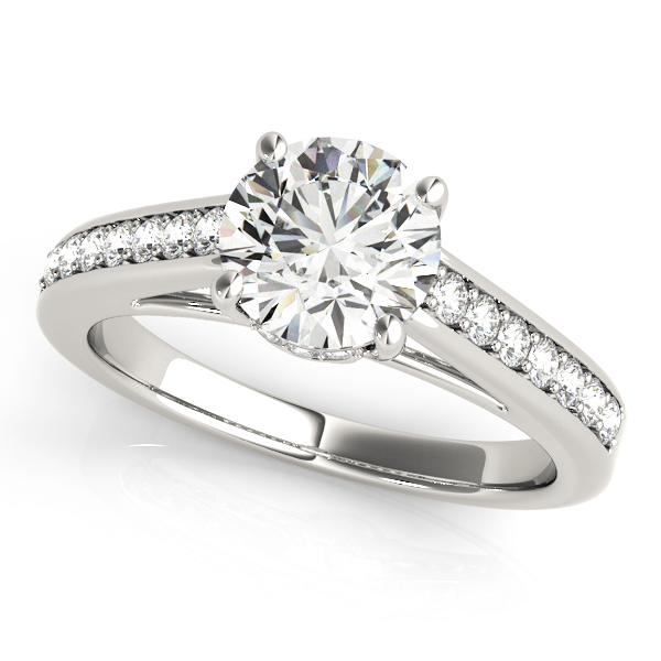 ENGAGEMENT RINGS SINGLE ROW PRONG