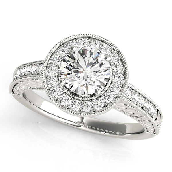 ENGAGEMENT RINGS HALO ROUND