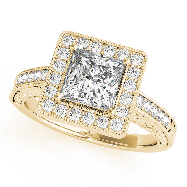 ENGAGEMENT RINGS HALO SQUARE & CUS