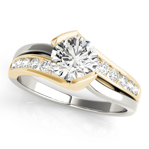 The Gwendolyn Channel-Set Engagement Ring, front view