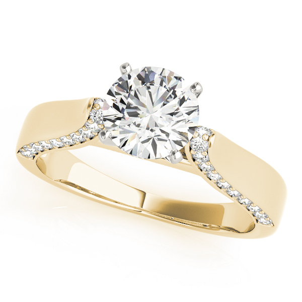 Classic Solitaire Shared Prong Engagement Ring