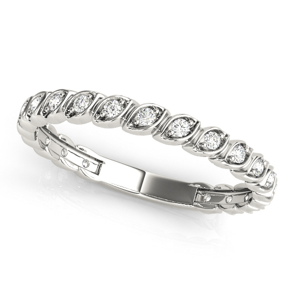 Prong Set Wedding Band
