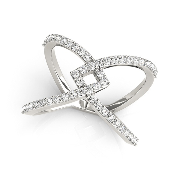 Multirow Split Shank Fashion Ring
