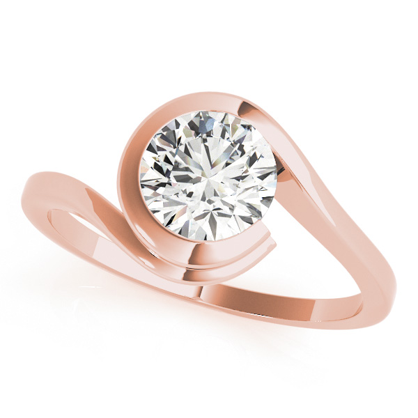 The Irene Solitaire Engagement Ring, front view